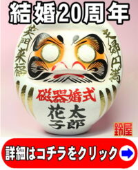 取引先の結婚20周年のお祝い